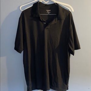 Round tree & yorke black Large polo